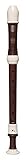 Yamaha Recorder - Alto baroque fingering, simulated rosewood with white trim