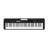 Casio CT-S100 CASIOTONE Keyboard mit 61 Standardtasten und Begleitautomatik, schwarz