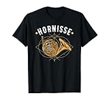 Waldhorn Hornisse Horn Instrument Blasmusik Hornistin T-Shirt