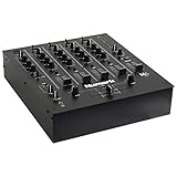 Numark M6 USB - 4-Kanal DJ-Mixer mit integriertem Audio Interface, 3-Band EQ, Mikrofoneingang und austauschbarem Crossfader mit Slope-Kontrolle