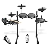 Alesis Turbo Mesh Kit - E Schlagzeug Elektronisch mit Mesh-Heads, Drumsticks, Drum Key, über 100 Sounds und 30 Play-Along-Tracks