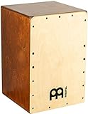 Meinl Percussion Snarecraft Cajon Instrument - Kompakte Trommelkiste mit zwei Snare-Teppichen - Schlagfläche Baltische Birke (SC80AB-B)