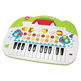 Simba 104018188 - ABC Tier-Keyboard, mit verschiedenen Sounds und Einstellfunktionen, 28x39cm, ab 3 Jahre