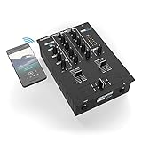 Reloop RMX-10 BT 2-Kanal Bluetooth DJ-Mixer mit eingebauter Bluetooth-Konnektivität, schwarz