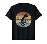 Tenorhornist Orchester Musiker Noten Retro Tenorhorn T-Shirt