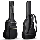 LHTECHTOY Gitarrentasche Akustikgitarre Gig Bag 40 41 Zoll Gitarre Tasche Akustik wasserdichte Guitar Bag Backpack Case 6mm Gepolsterte Gitarrenhülle Gitarre Rucksack Akustikgitarren-Taschen