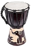 30cm Elefant Djembe Trommel Bongo + Anleitung M2