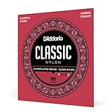 D'Addario Gitarrensaiten Klassische Gitarre - Student Nylon Classical Guitar Strings - Gitarrensaiten Konzertgitarre - EJ27N - Normal Tension - 1-Stück